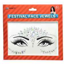 Festival Face Jewels - Silver